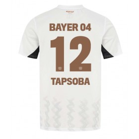 Bayer Leverkusen Edmond Tapsoba #12 Auswärtstrikot 2024-25 Kurzarm